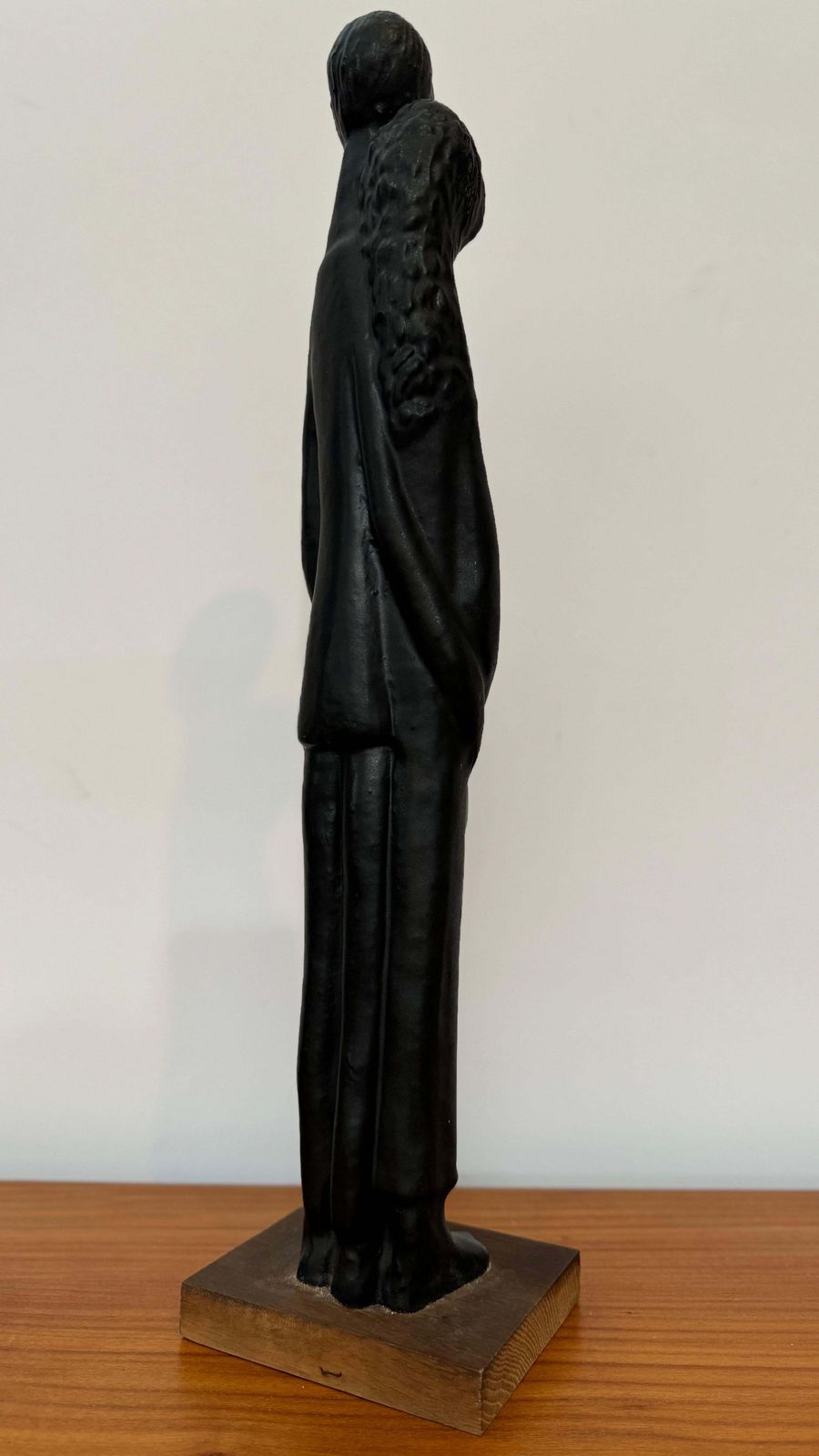 photo vinterior Black Glazed Sculpture Ceramic By Elie Van Damme, Belgium, 1960s