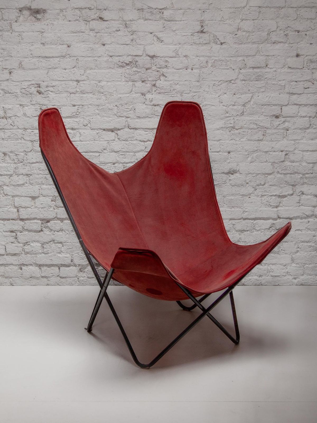 "Butterfly" Chair Designed By Designed By Jorge Hardoy Ferrari For Knoll, 1960s photo Furniture