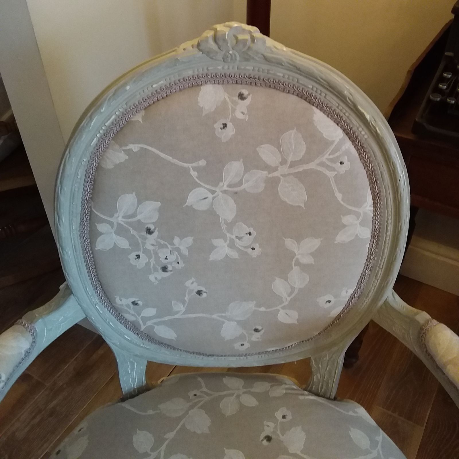 Reupholstered Louis XVI Style Chair photo Furniture