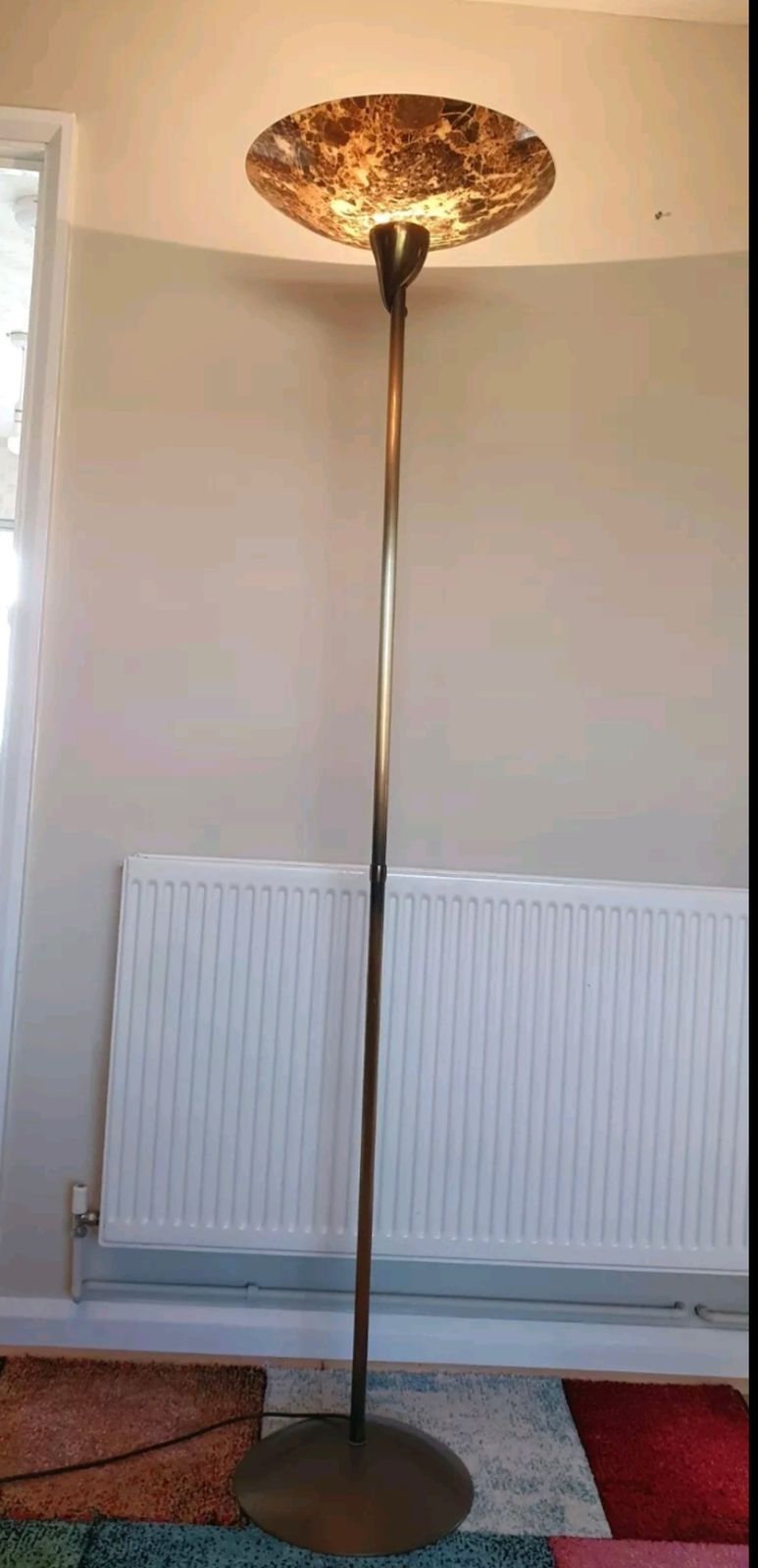 Very Rare David Hunt Lighting  Mg104 Savoy Dark Marble Floor Lamp photo 199.99