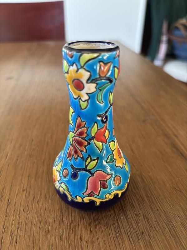 3 Vases Miniatures Longwy photo for sale