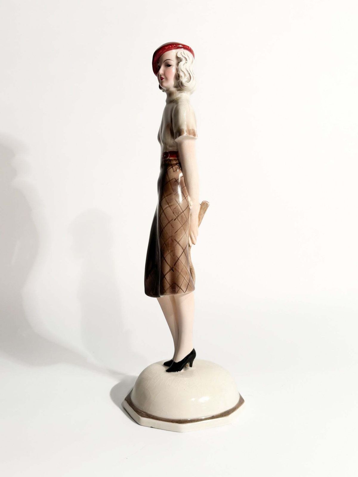 Goldscheider Ceramic Figurine Of A Tennis Player By Stefan Dakon From The 1930s photo Home Decor