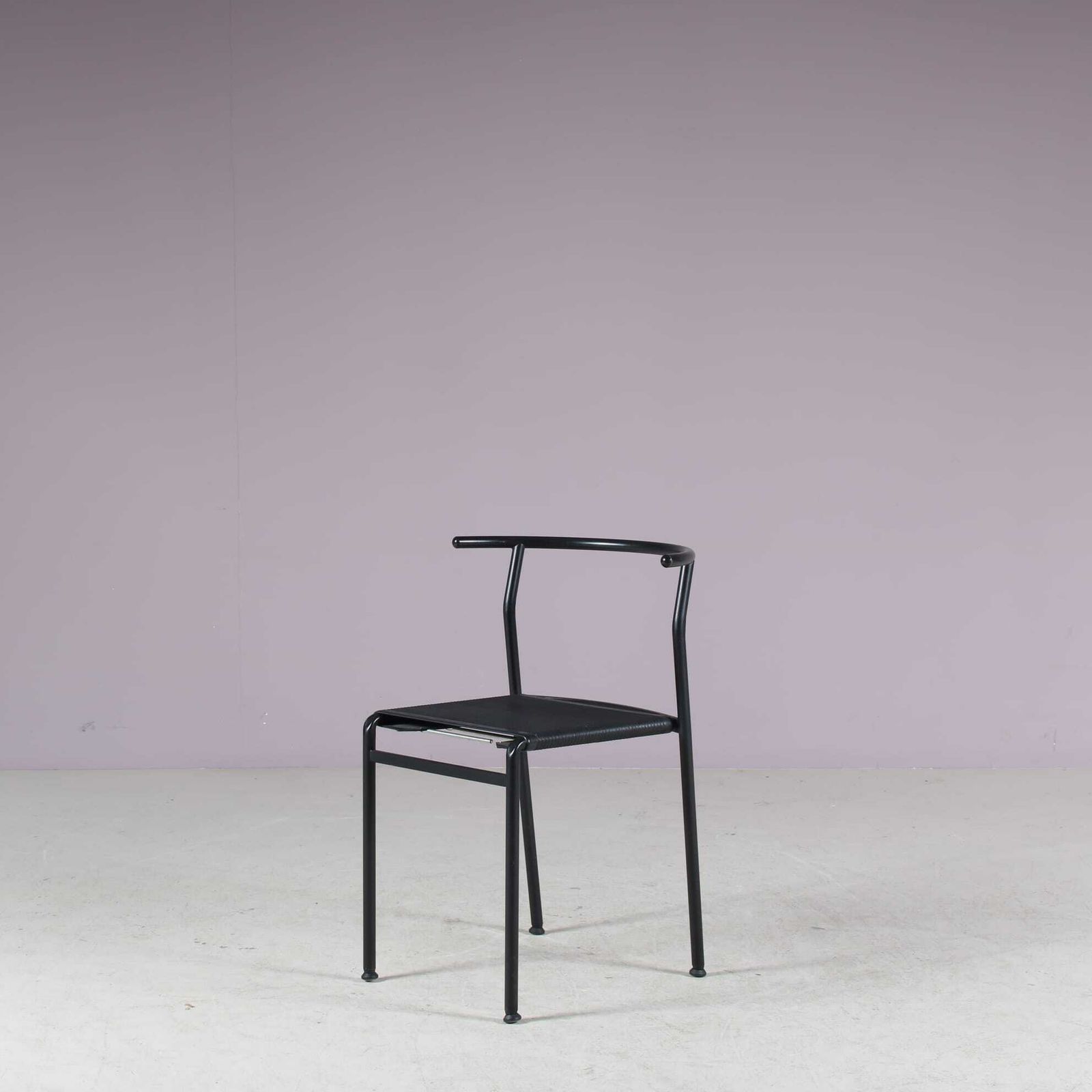 photo for sale 1980s Set Of 6 “Café” Dining Chairs By Philippe Starck For Baleri, Italy