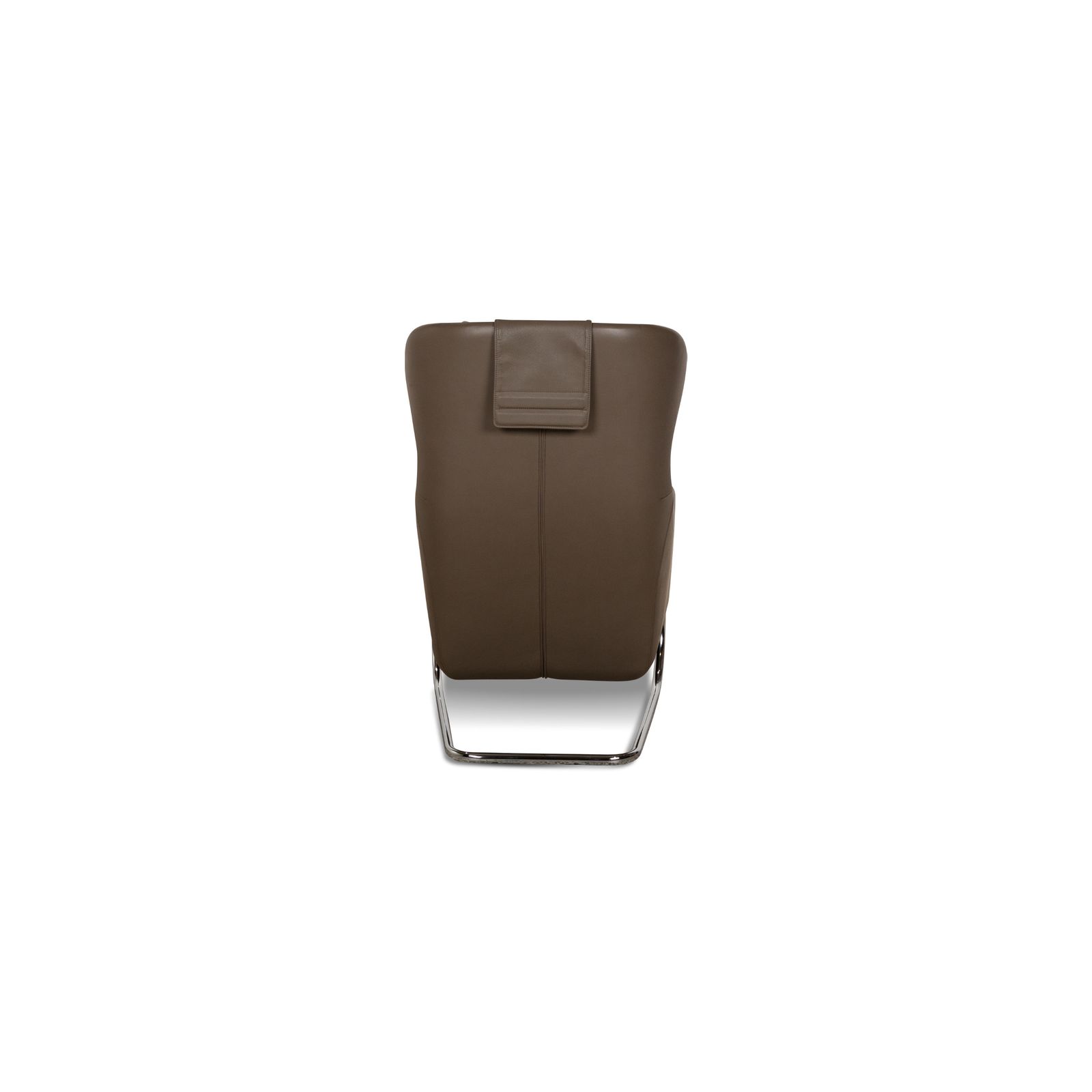 Wittmann Jolly Leather Armchair Brown Cantilever photo vinterior