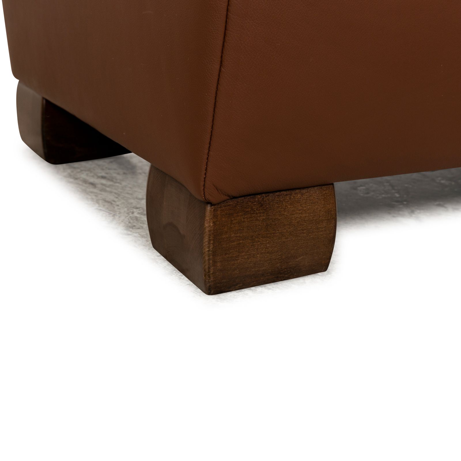 Tabouret Koinor Volare en cuir brun photo for sale
