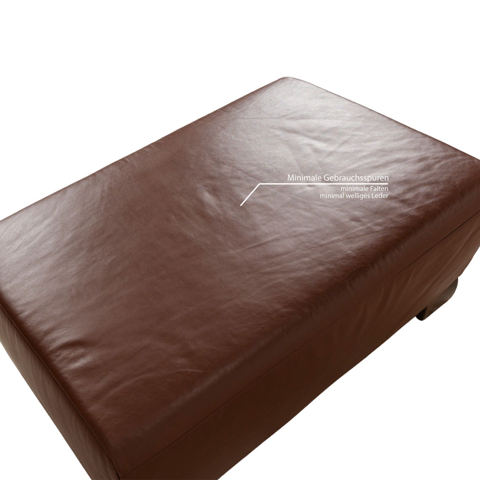 Tabouret Koinor Volare en cuir brun photo 558.0