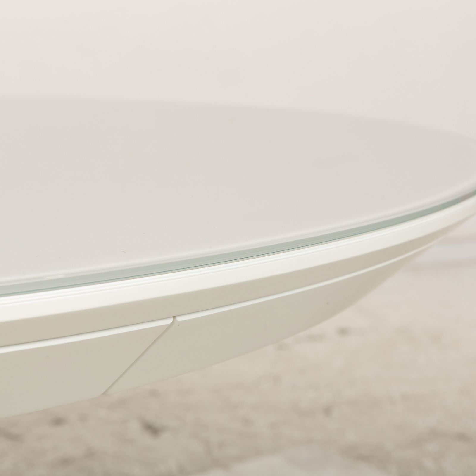 Table à manger Bacher Todo Wood Glass en blanc photo Mobilier