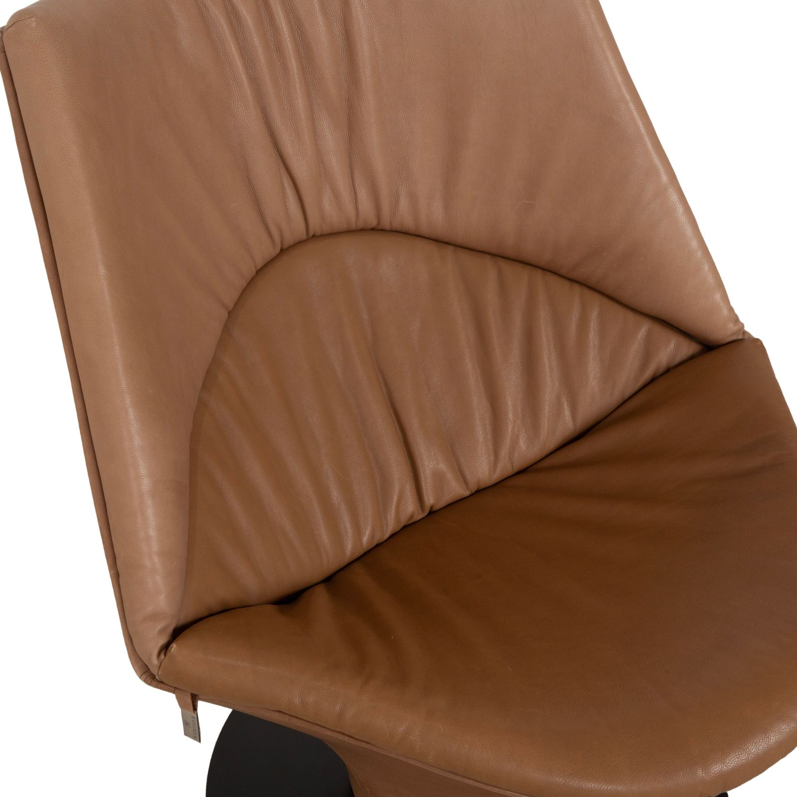Fauteuil Werther W 100 en cuir, beige brun photo for sale