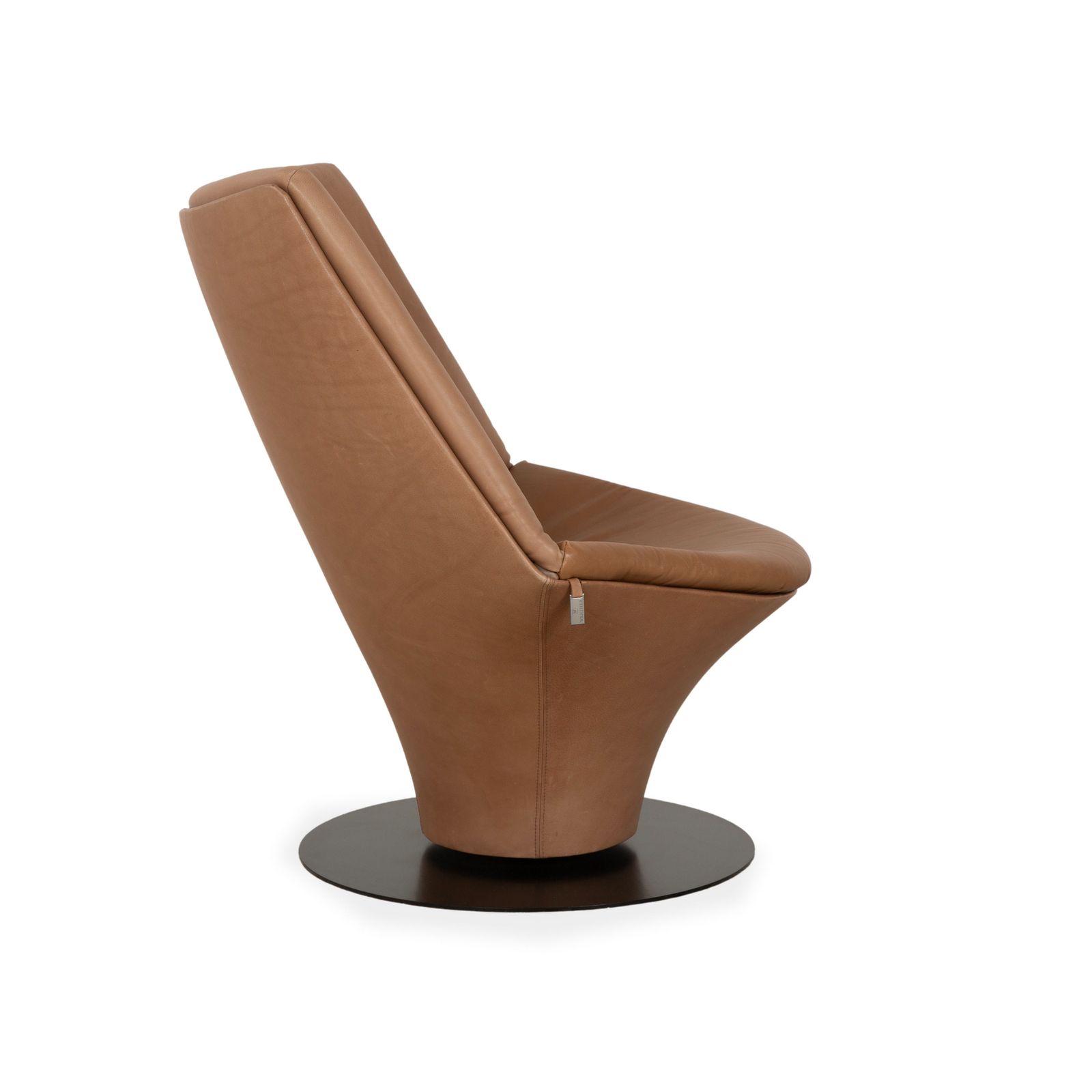 photo for sale Fauteuil Werther W 100 en cuir, beige brun