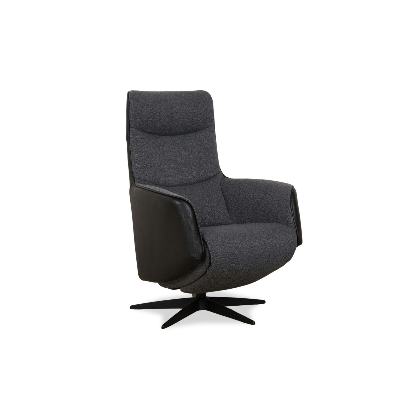 Sitting Vision Tw 093 Stof Relaxfauteuil Leer Grijs Electr. Batterijfunctie