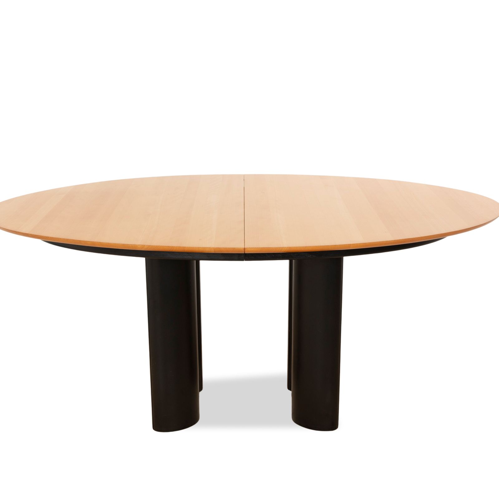 photo furniture Draenert 1226 Wooden Dining Table Brown Black Extendable 170/230 X 74 X 104