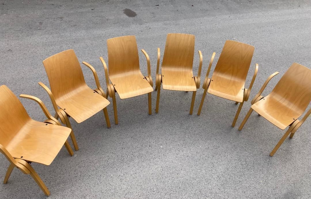 6 Piece Set Of Chairs   Dining Chairs, Hall Chairs, Occasional Chairs   Design By Peter Opsvik photo Furniture