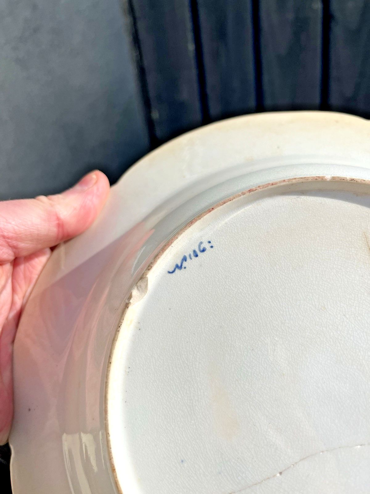 photo vintage 2 Antique C1805 Minton English Porcelain Crazy Cow / Bengal Tiger Soup Bowls A/F