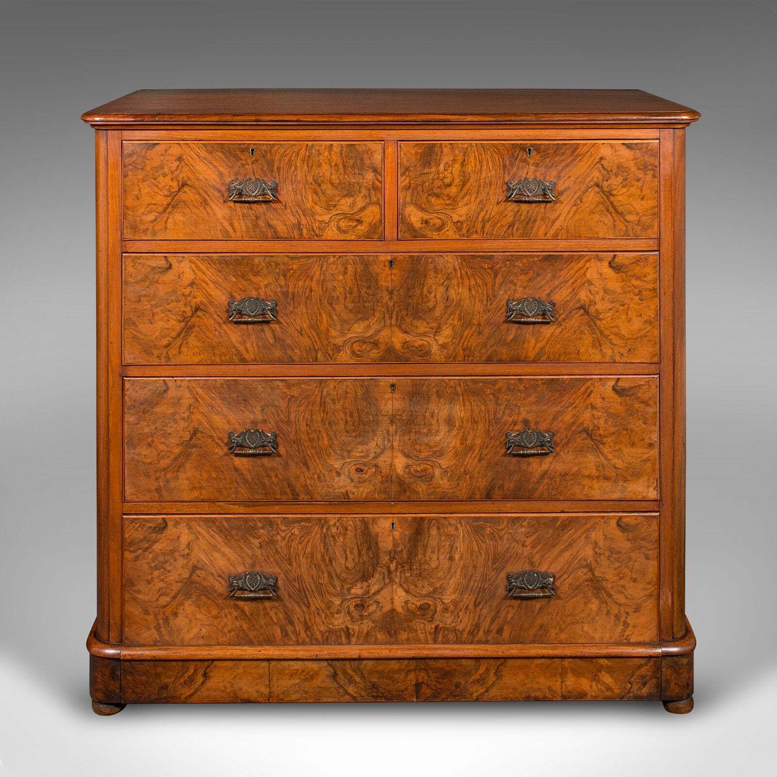 Large Antique Gentleman's Tallboy, English, Walnut, Chest Of Drawers, Victorian photo furniture