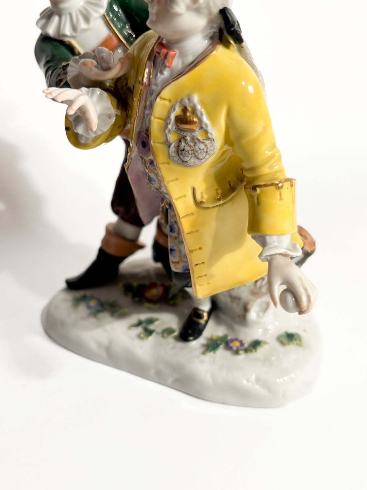 Polychrome Porcelain Sculpture Group From Ludwigsburg Of The 1800s photo buy