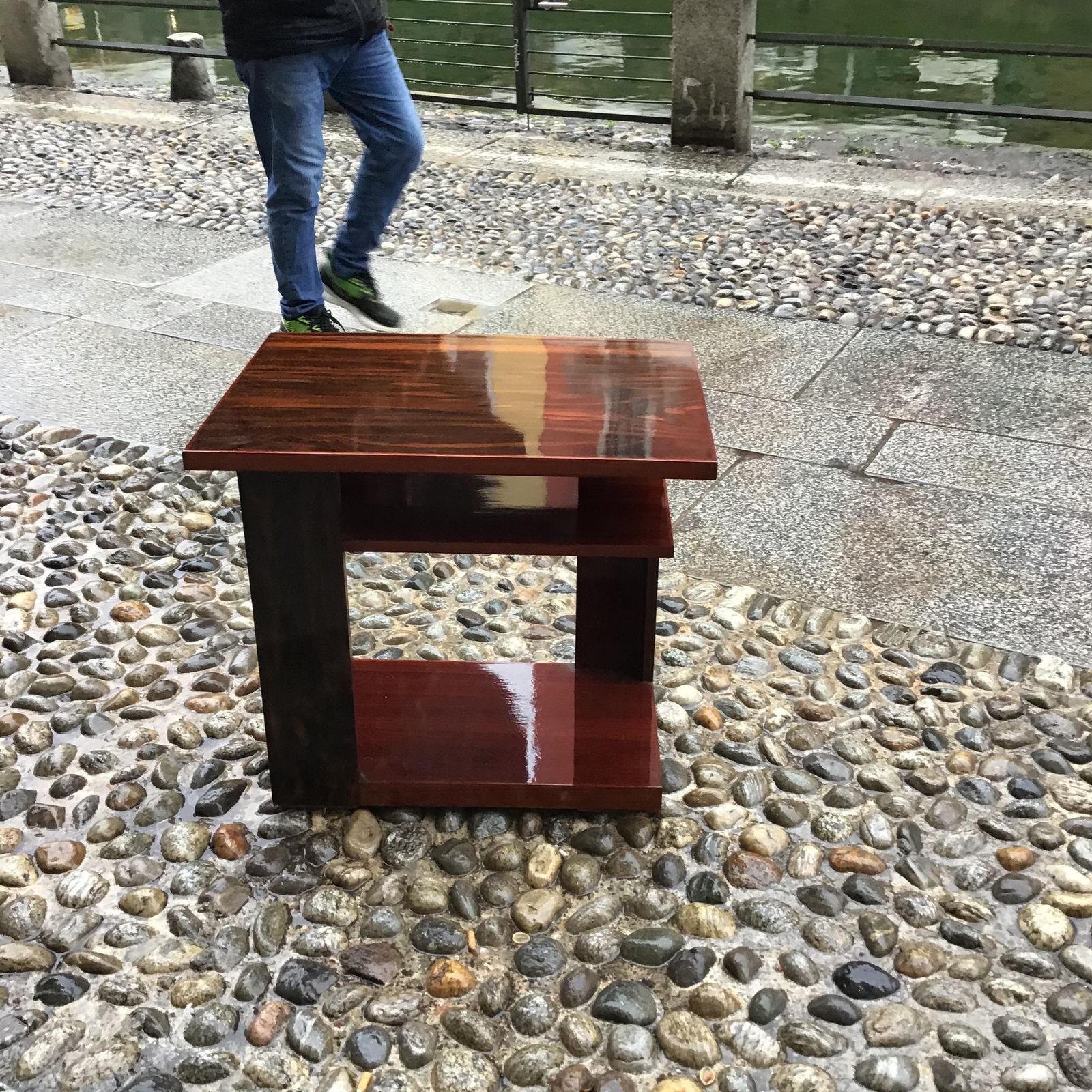 photo vinterior Pierre Chareau   Etagere/Coffee Table Style  Wood Rosewood 1950 France