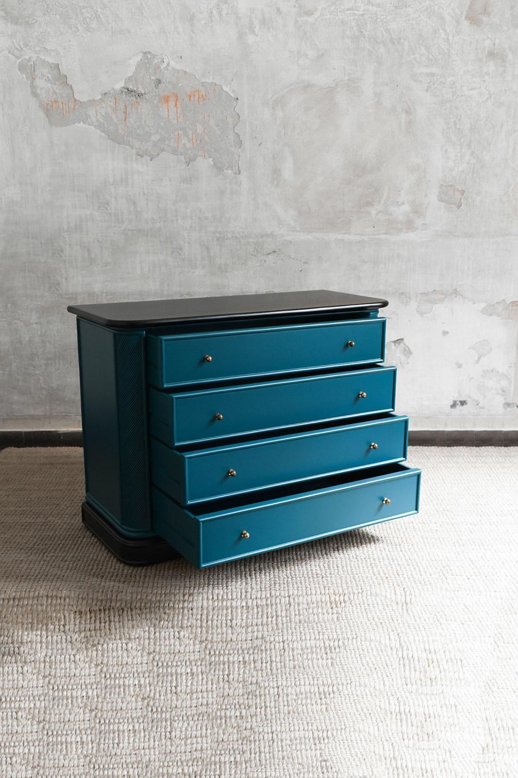 1980s Chest Of Drawers – Lacquered Series photo vintage