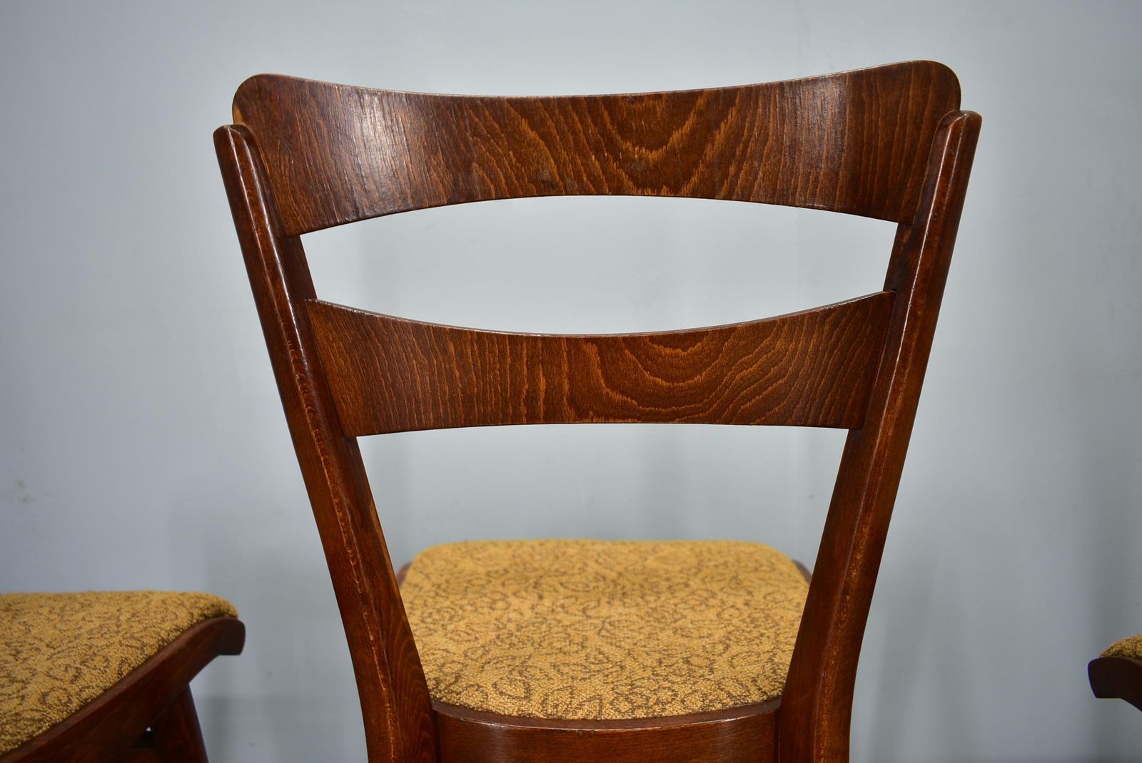photo buy Vintage Walnut Dining Chairs By Mier Topolcany, Czechoslovakia, 1960s, Set Of 4