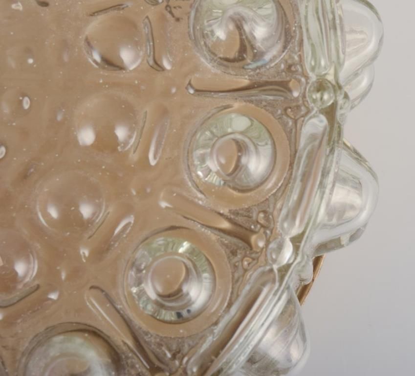 photo furniture Helena Tynell, Finnish Glass Artist, For Limburg. Designer Wall/Ceiling Lamp
