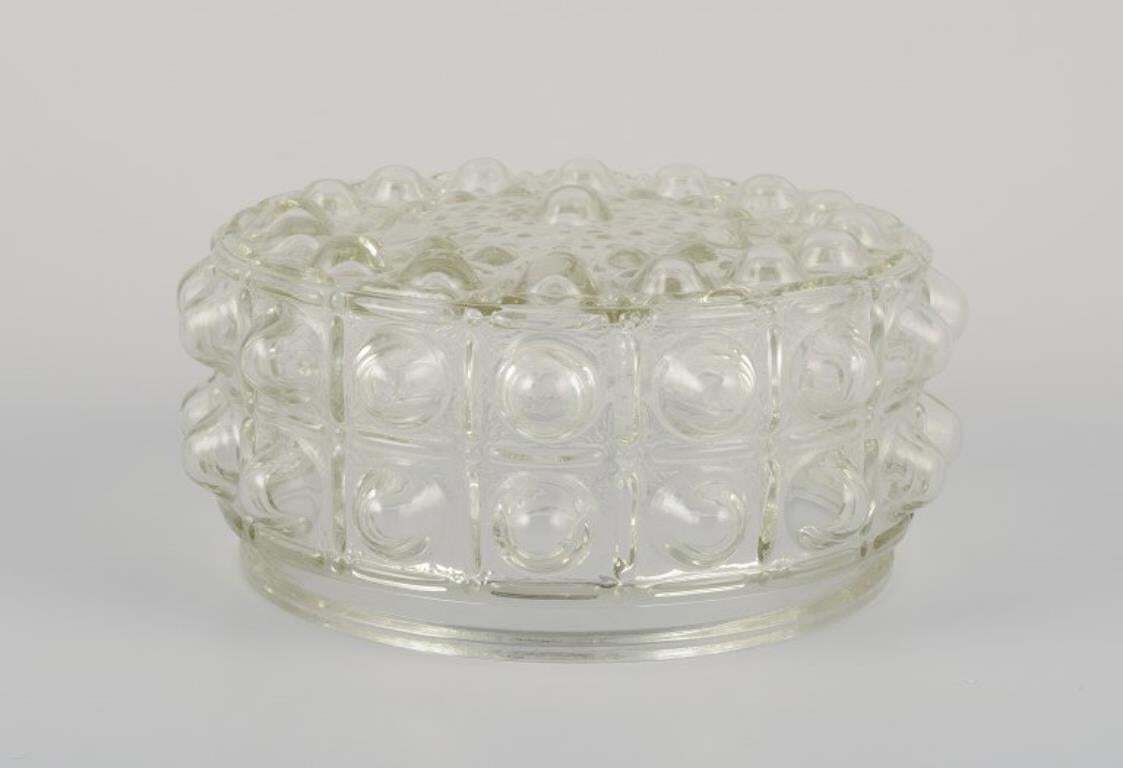 Helena Tynell, Finnish Glass Artist, For Limburg. Designer Wall/Ceiling Lamp photo Lighting