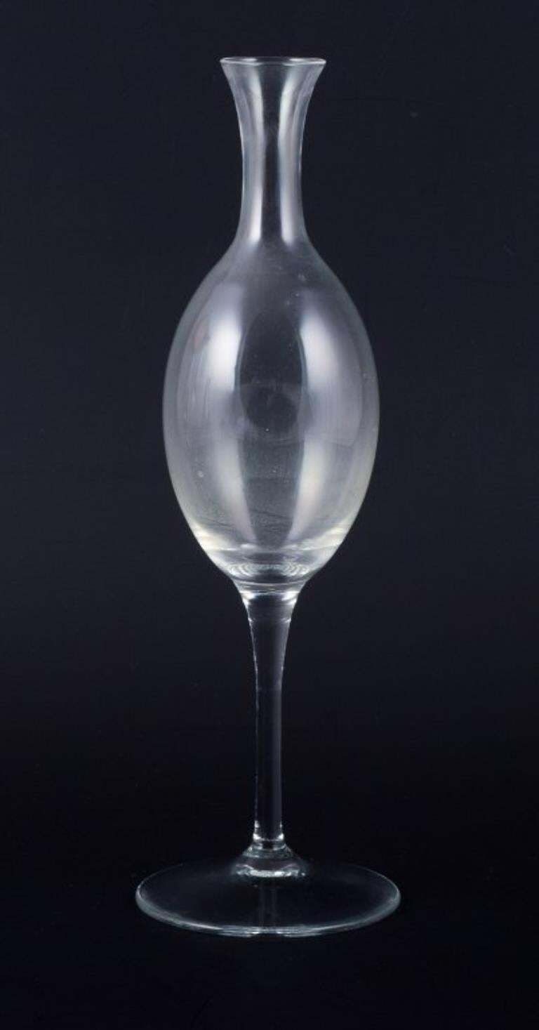 Kosta Boda And Several Other Swedish Glassworks. Set Of Four Tall Glasses photo vintage