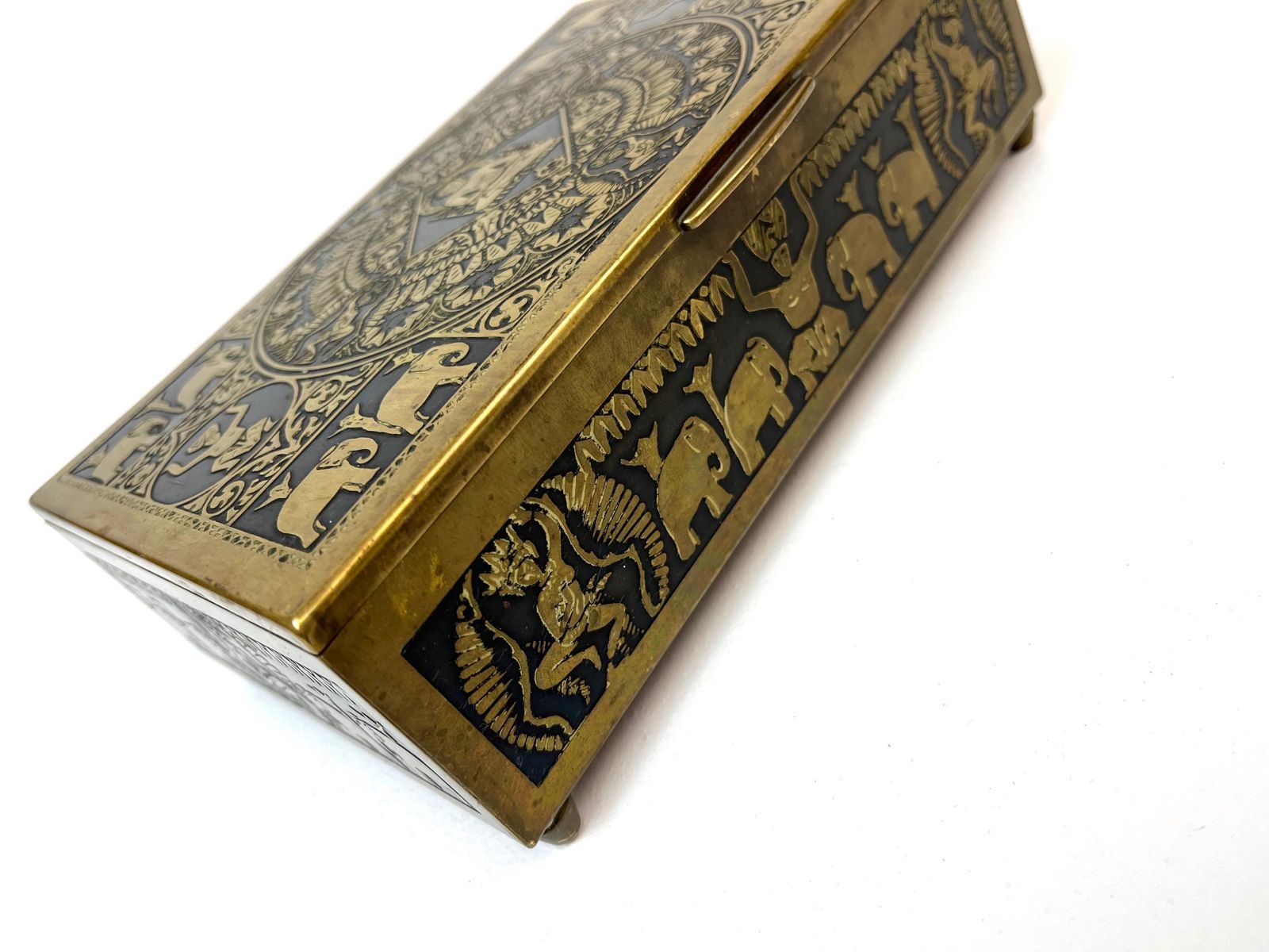 Stunning Rare Bauhaus Art Deco Avantgarde Buddhism Jewelry Box By Erhard & Söhne 1925 photo Home Decor