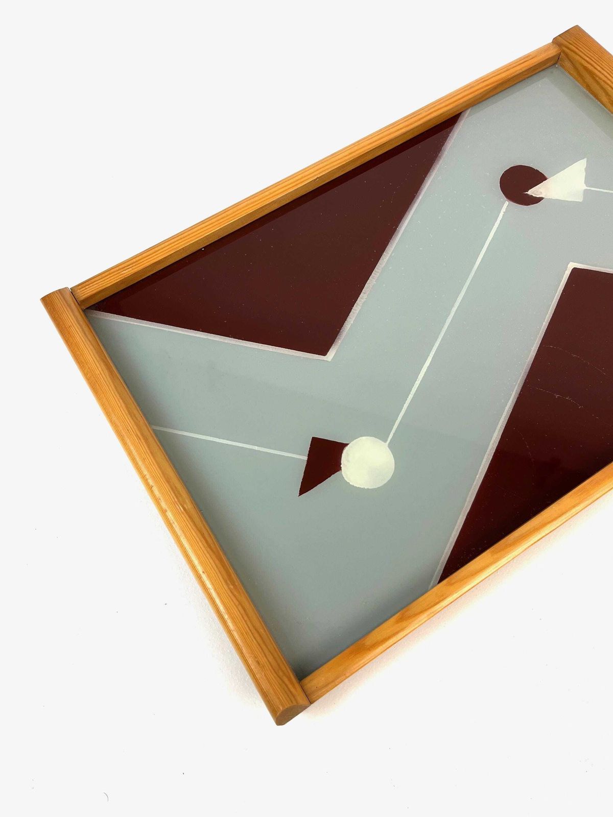 Beautiful Bauhaus Suprematism Streamline Cubist Art Deco Cocktail Serving Tray photo 385.0