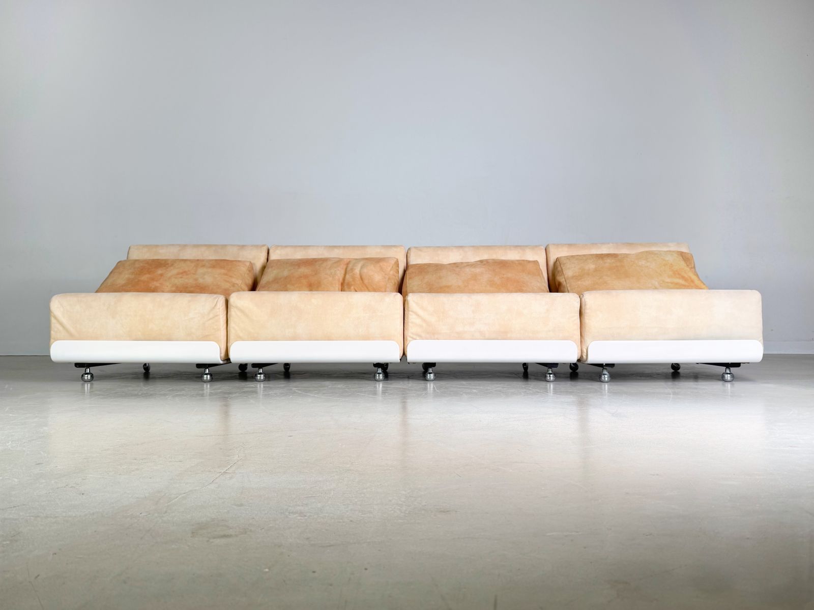 Set Of 4 Cor Orbis Midcentury Sofa Modules Luigi Colani Space Age photo vinterior