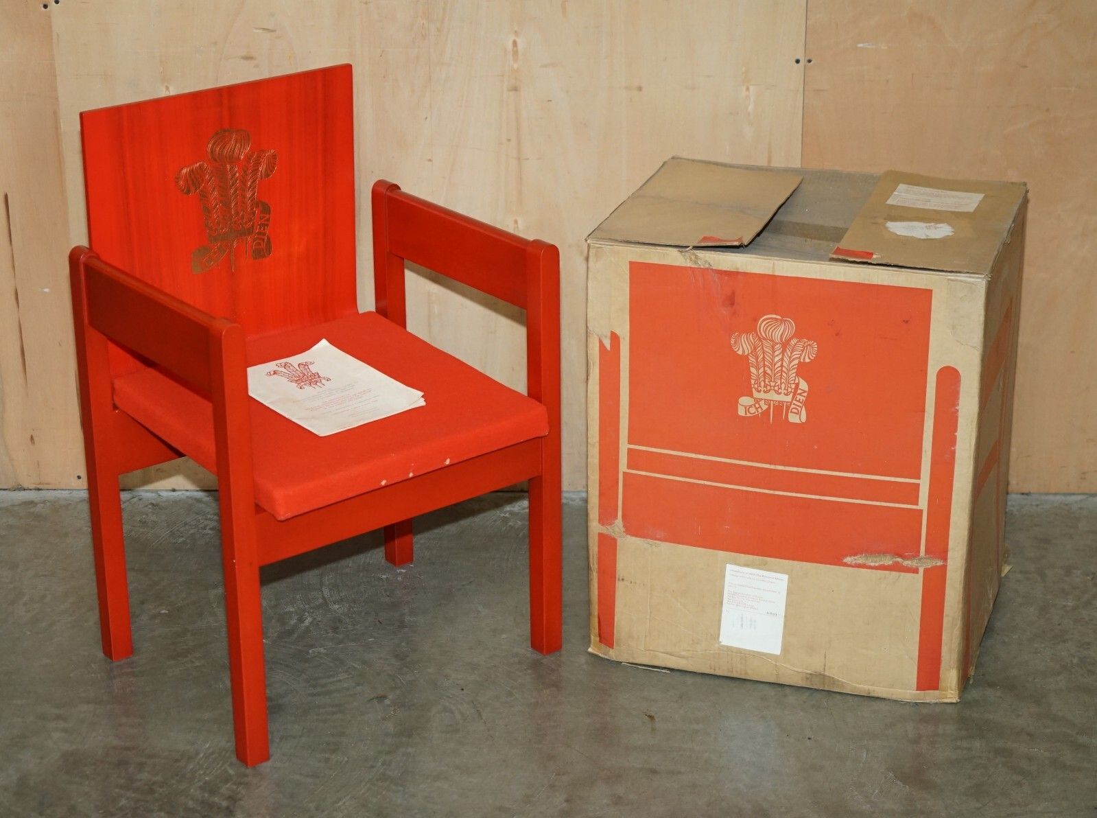 Last Of Its Kind Brand New In The Box 1969 Prince Charles Investiture Armchair