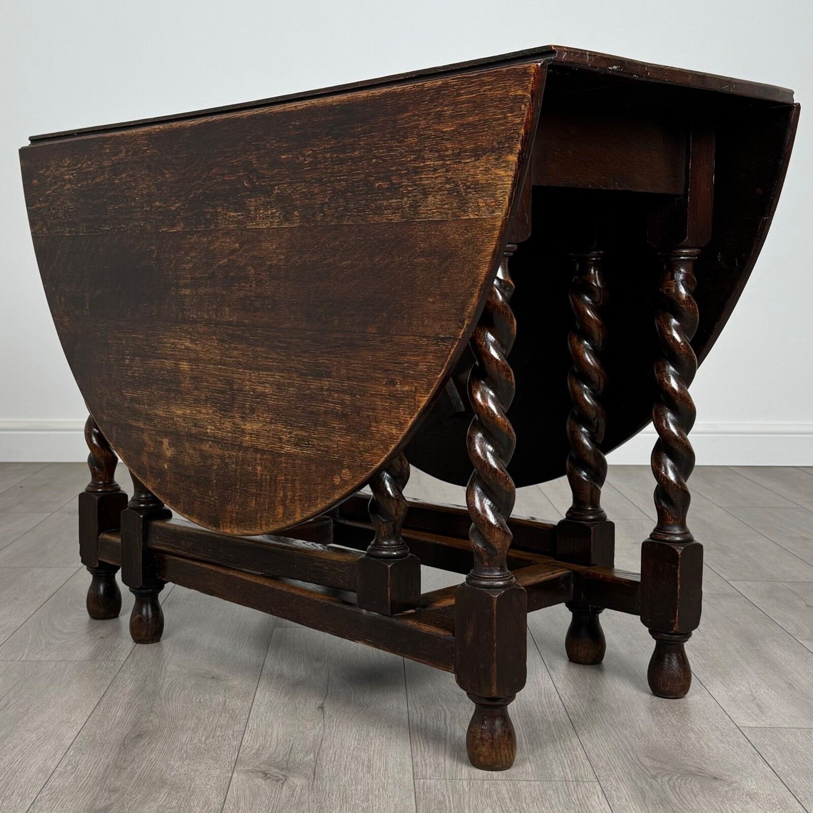 Antique 20th Century Oak Gate Leg Table Of Good Quality photo buy