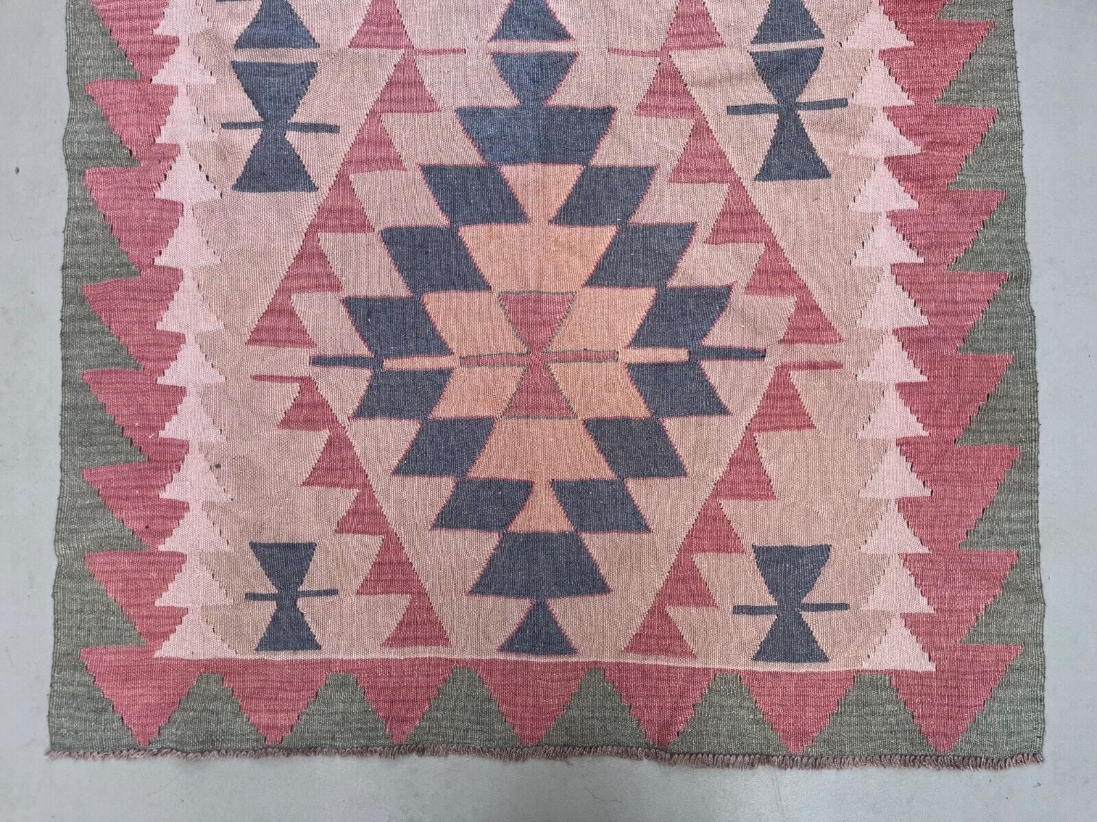 Vintage Turkish Kilim Rug 170x117 Cm Wool Kelim Medium photo vinterior