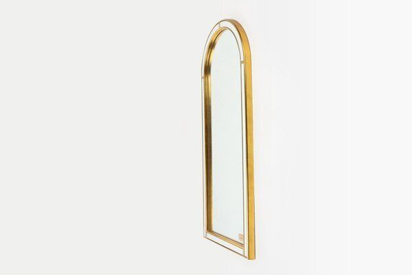 Large Facet Cut Mirror With Gilded Frame By Deknudt, 1960s photo vintage