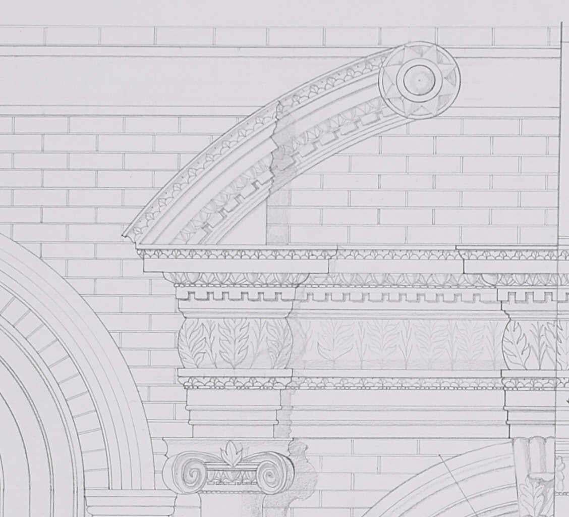 The Bluecoat School, Pencil Drawing By M R A Hollis photo furniture