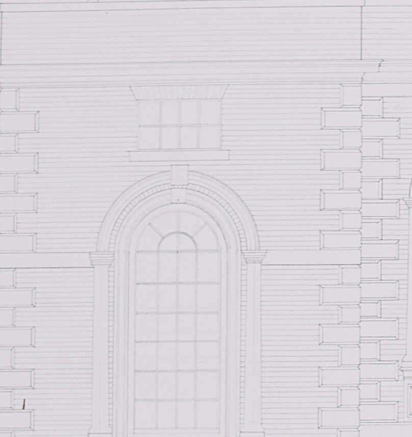 The Old Bluecoat School, Pencil Drawing By M R A Hollis photo for sale