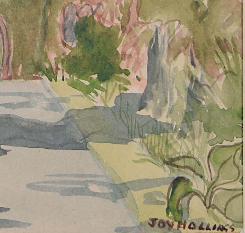 Girton College, Cambridge, Watercolour By Joy Fox (1940) photo 703.0