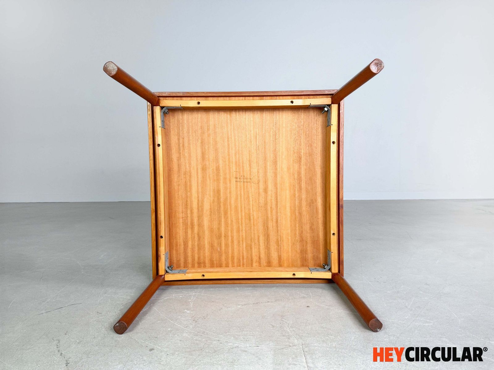 Original Henning Kjaernulf Midcentury Coffee Table Velje Stolefabrik Teak photo vintage