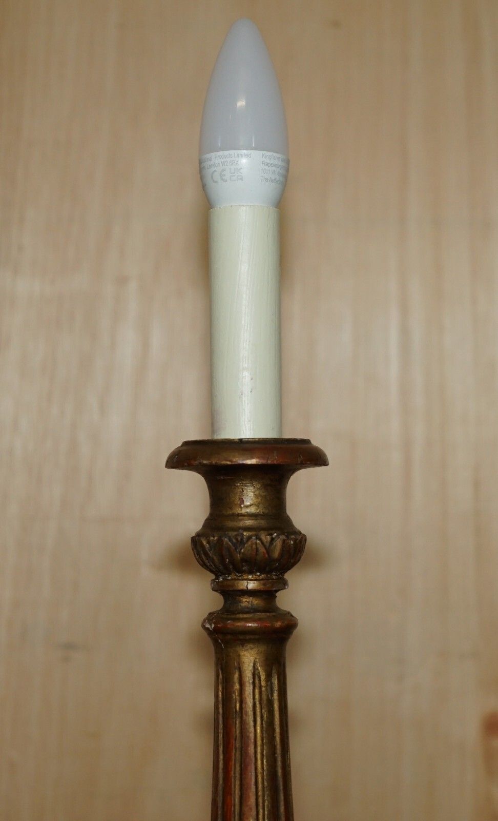 Pair Of Circa 1900 Corinthian Pillar Desk Lamps Converted From Candelabras photo 995.0