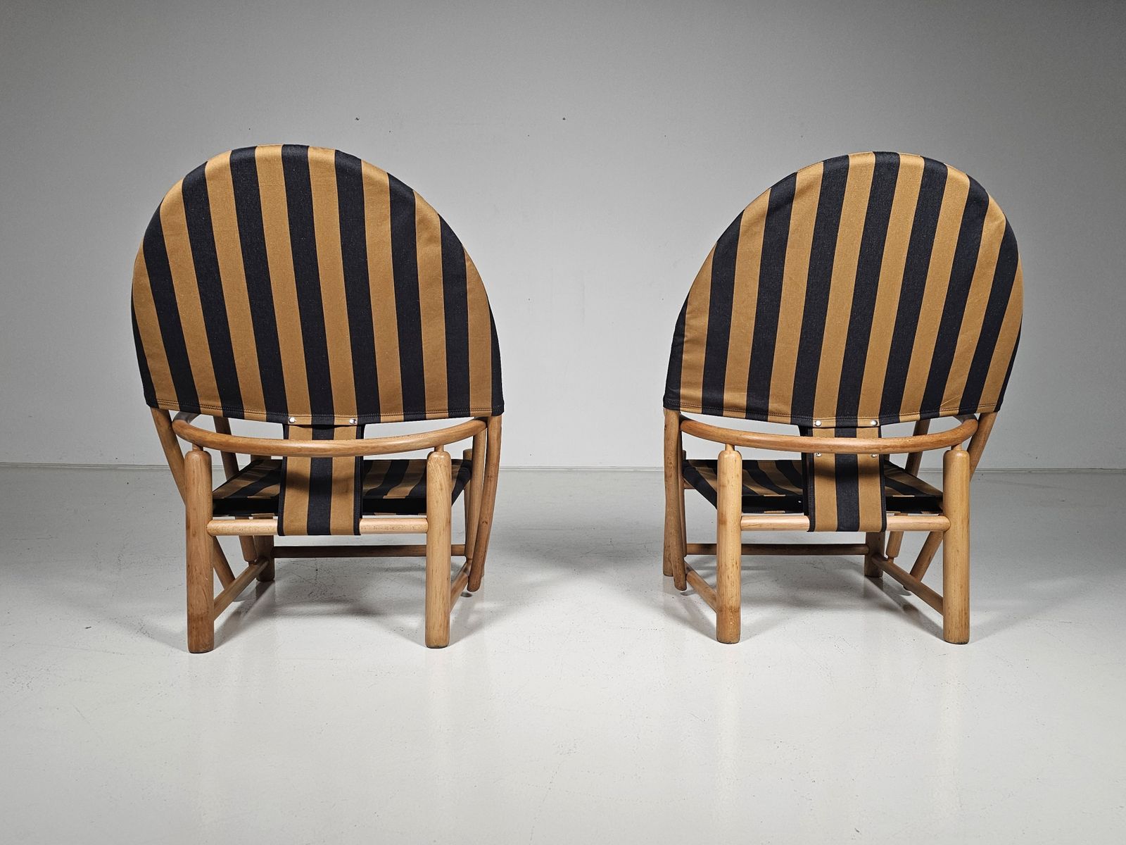 Pair Of “Hoop” Lounge Chairs By Piero Palange And & Werther Toffoloni, 1970s photo Furniture