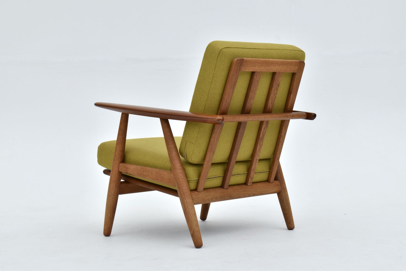 Hans Wegner Ge240 Oak & Teak Cigar Chair For Getama photo furniture