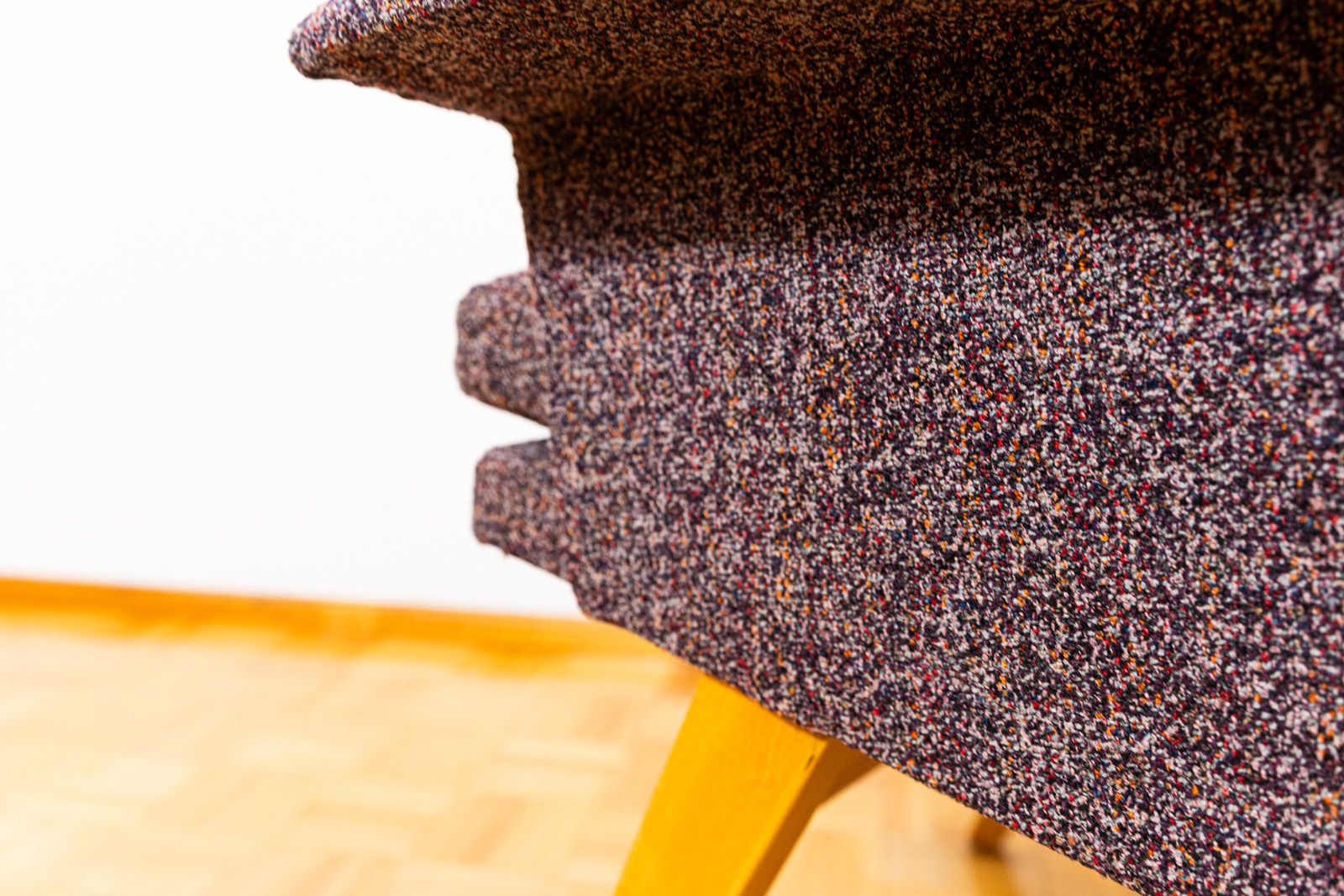 Purple Mid Century Armchair, 1960’s Czechoslovakia photo vinterior