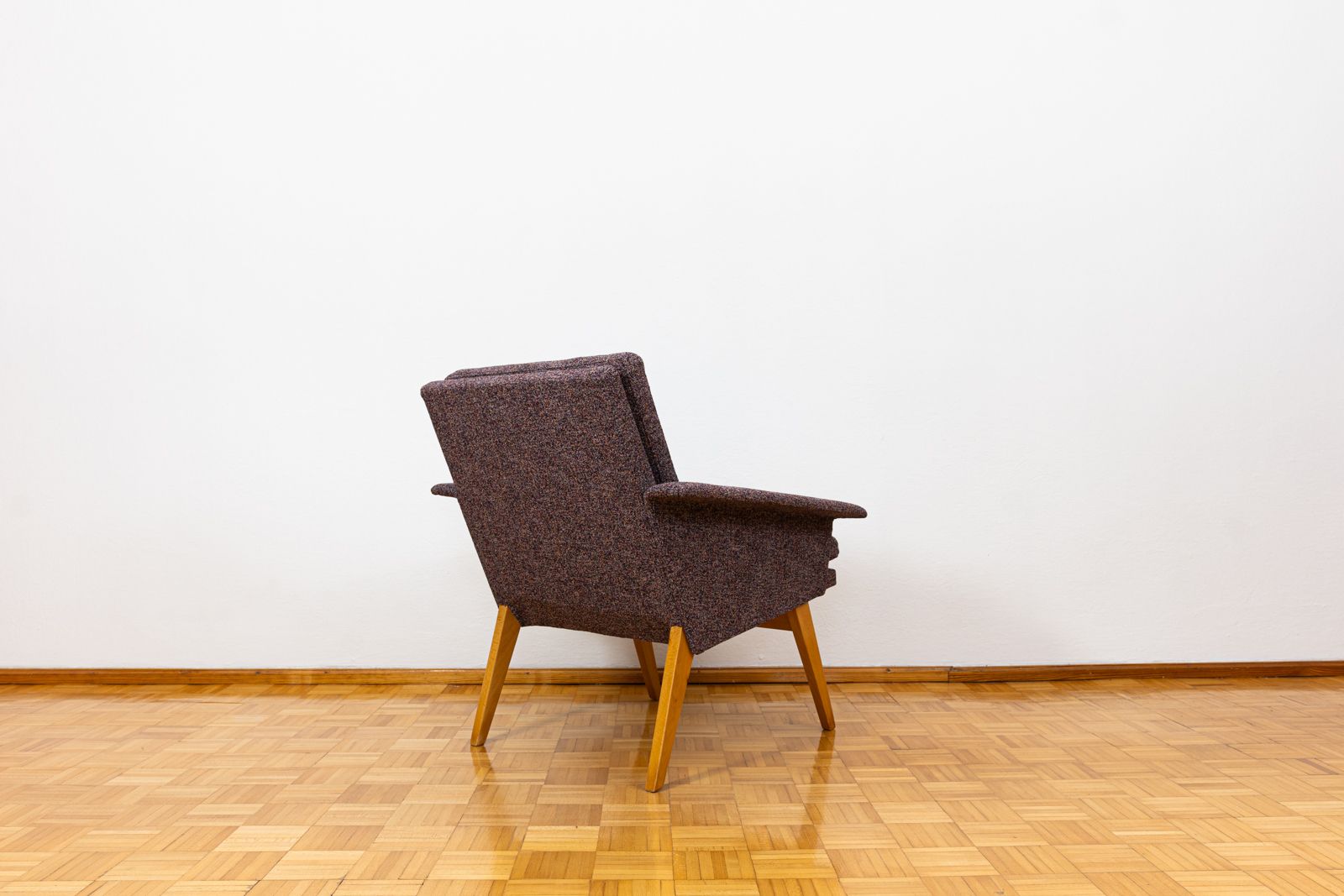 photo furniture Purple Mid Century Armchair, 1960’s Czechoslovakia