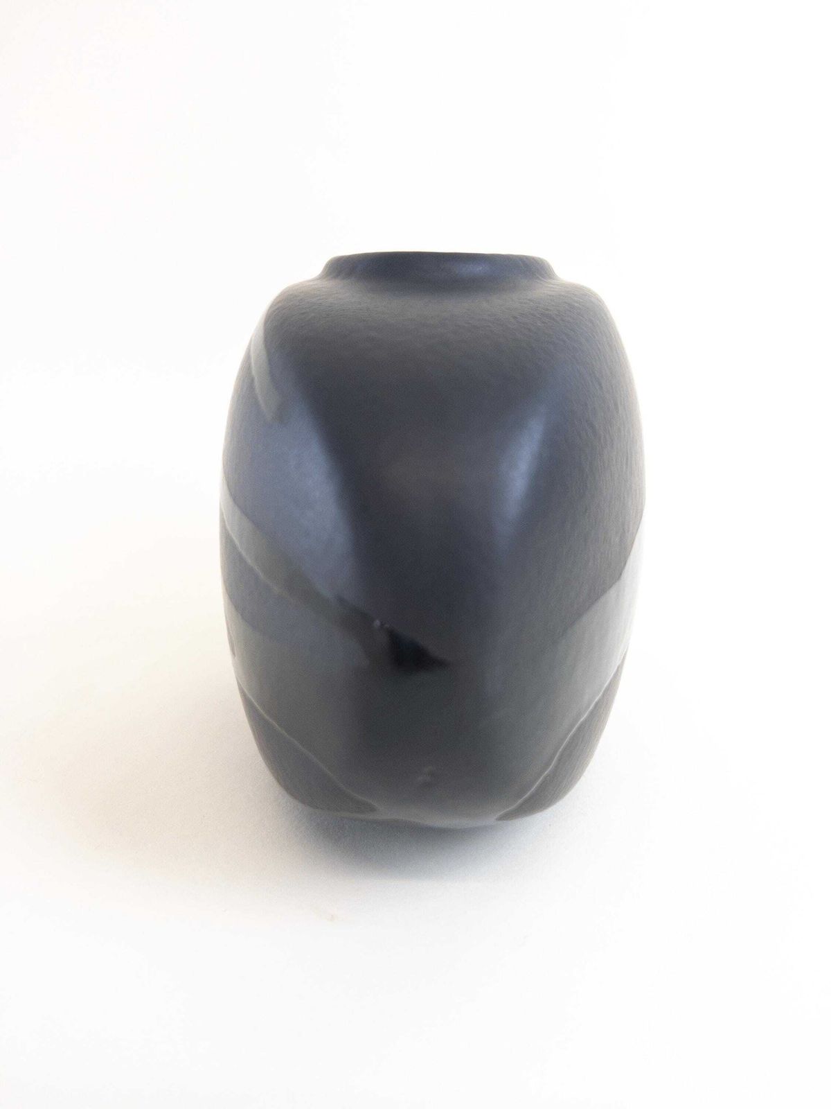 West German Pottery   Black Drip Ceramic Vase By Bay Keramik 690 13   Modern Minimalist Vase photo vinterior