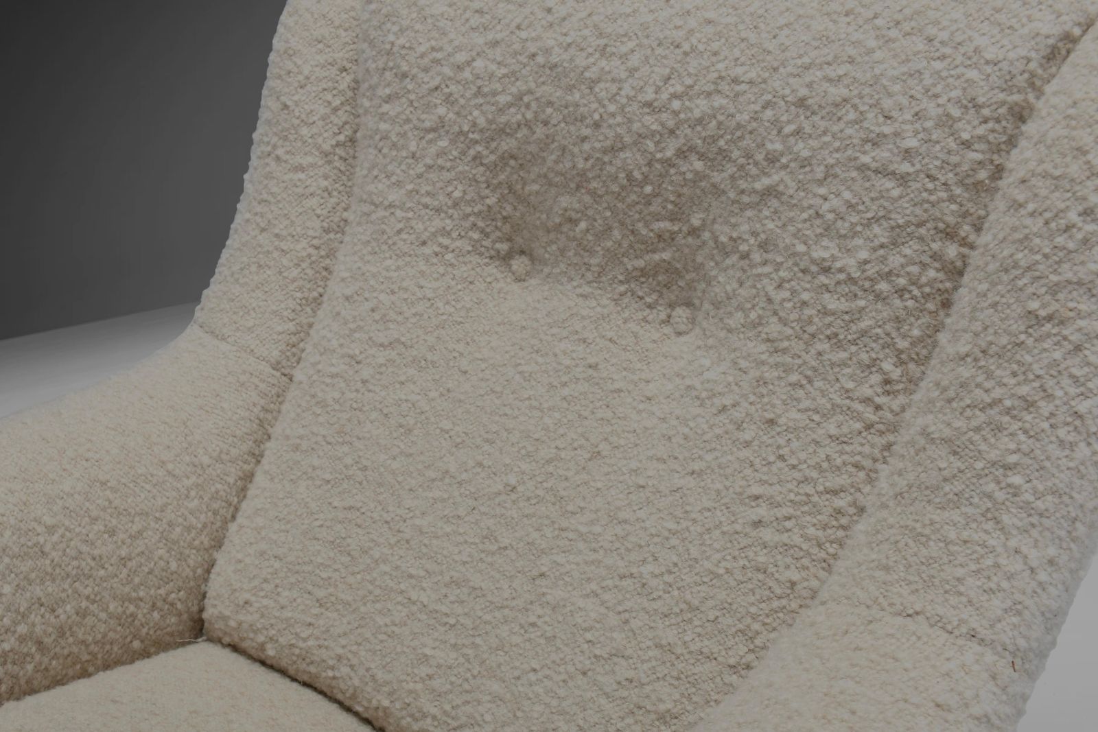 photo furniture Rare Lounge Chair By Bengt Ruda For Artifort In Wool Fabric, 1960s