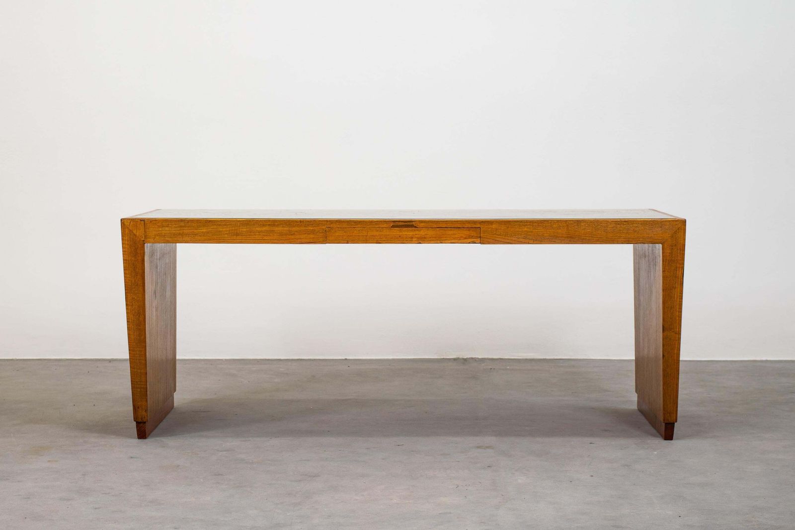 Gio Ponti Low Rectangular Table In Wood And Glass For Bnl 1950s Italy photo furniture