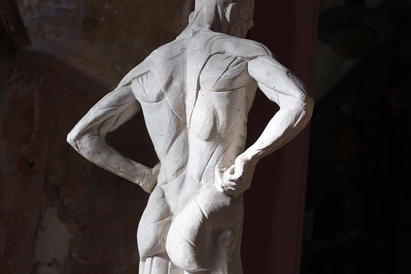Plaster Encoche Sculpture By Mary Syme Boyd (1910 1997) Manner Of Antoine Houdon photo Art