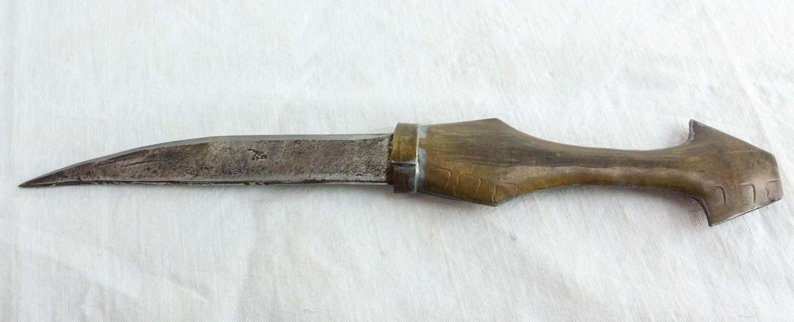 Set Of Moroccan Letter Openers Brass & Stone, Late 19th Century photo vinterior