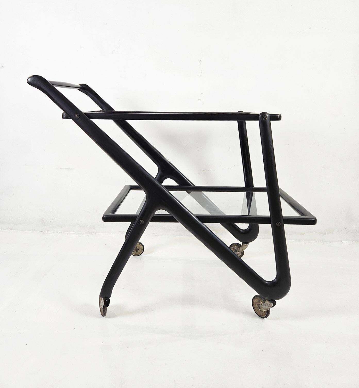 Midcentury Bar Cart By  Cesare Lacca Italy photo furniture