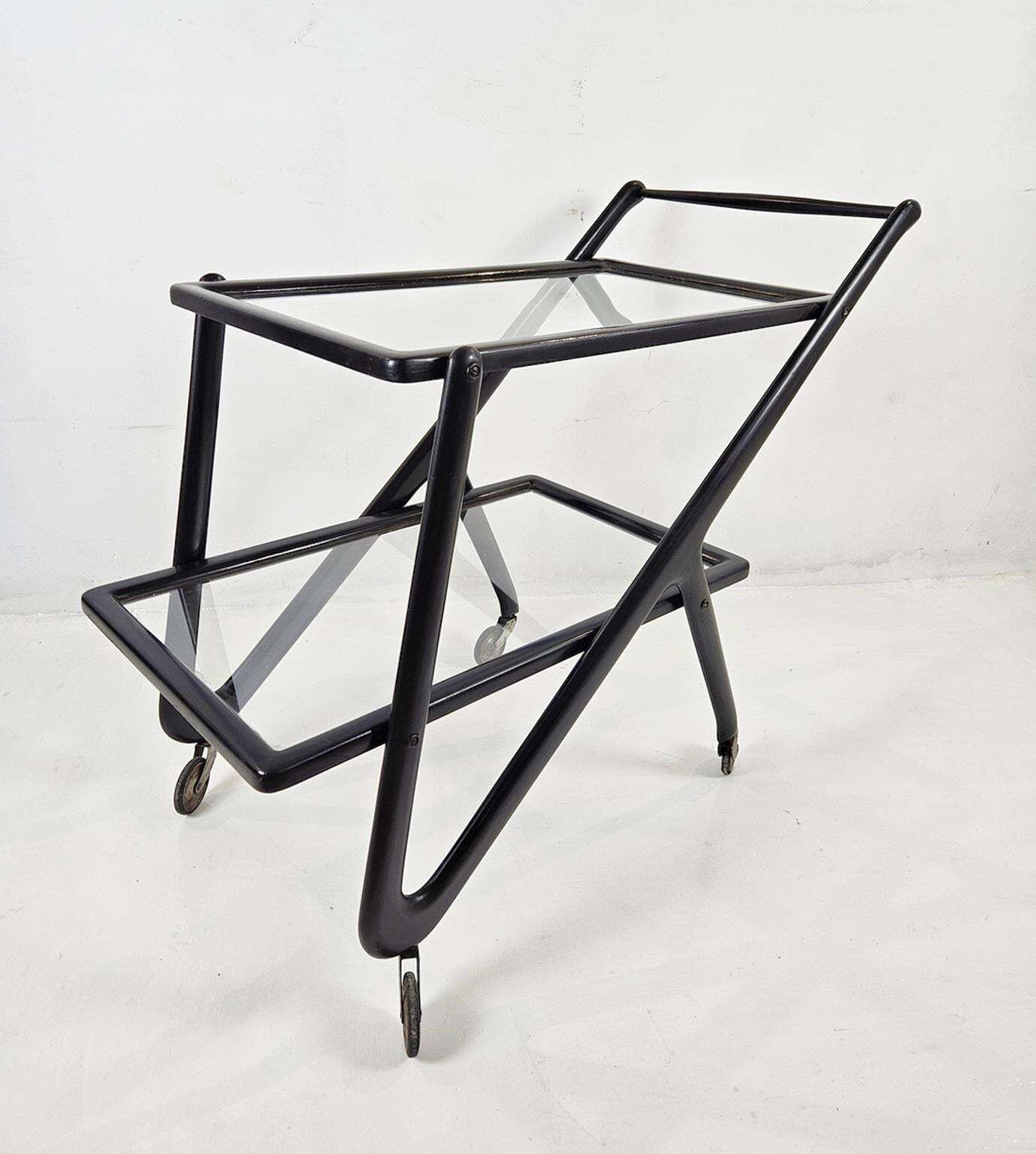 Midcentury Bar Cart By  Cesare Lacca Italy photo 2373.0