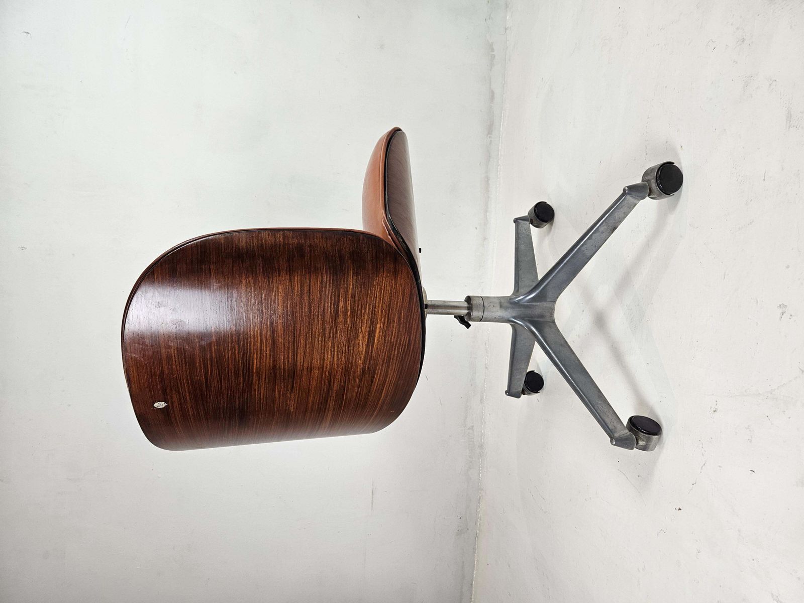 Pair Of Swivel Desk Chairs "Terni" By Ico Parisi For Mim Rome Italy photo 2373.0