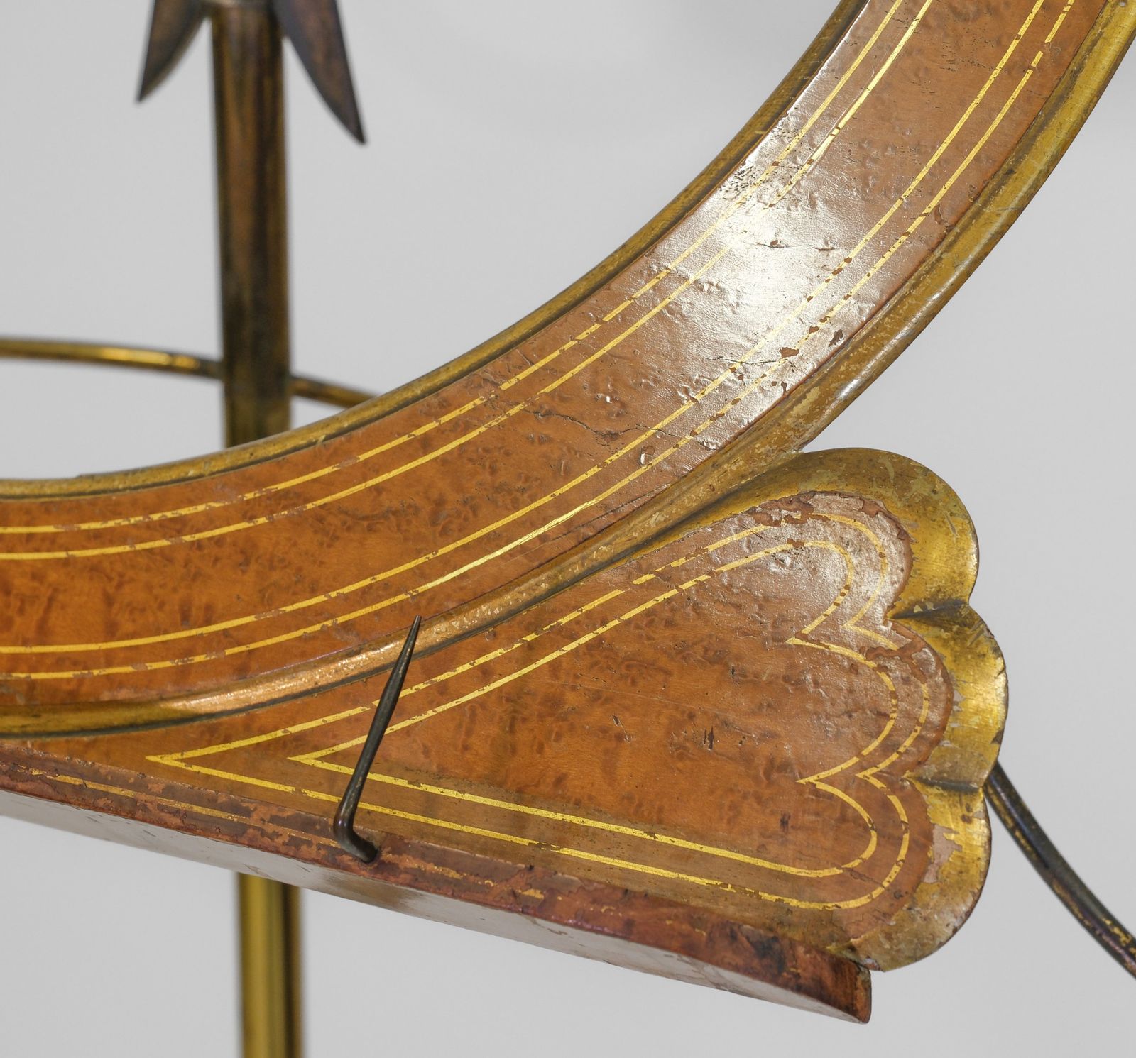 Regency Bird’s Eye Maple Parcel Gilt & Gilt Brass Adjustable Music Stand Attr Sebastien Erard photo 2400.0